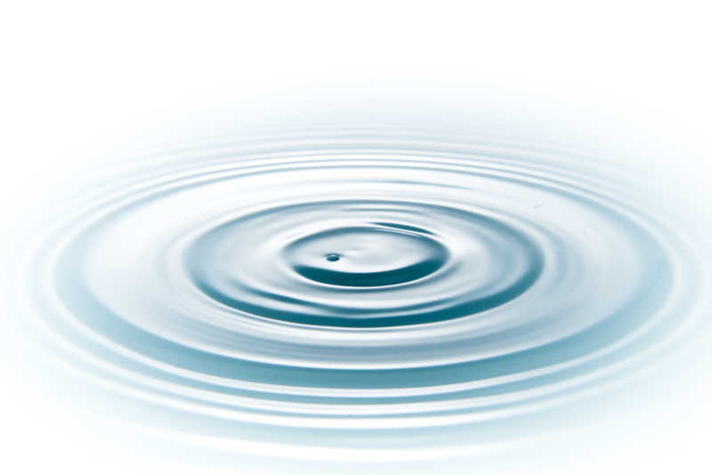 白色背景上水面波纹