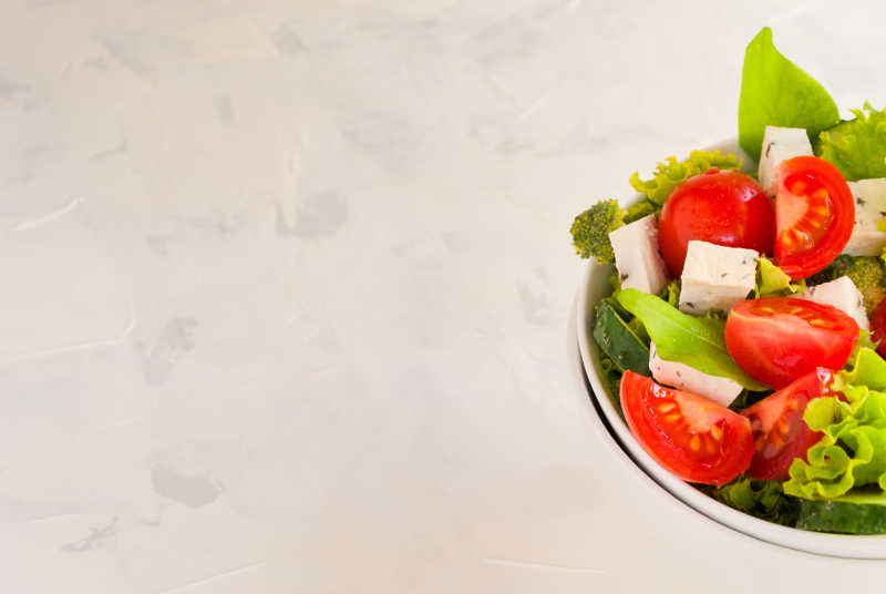 西红柿蔬菜沙拉