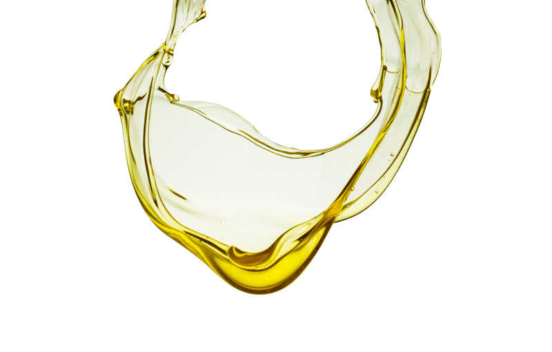 飞溅的油膜形状