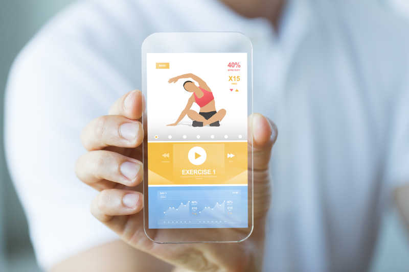 智能手机上的健康运动程序