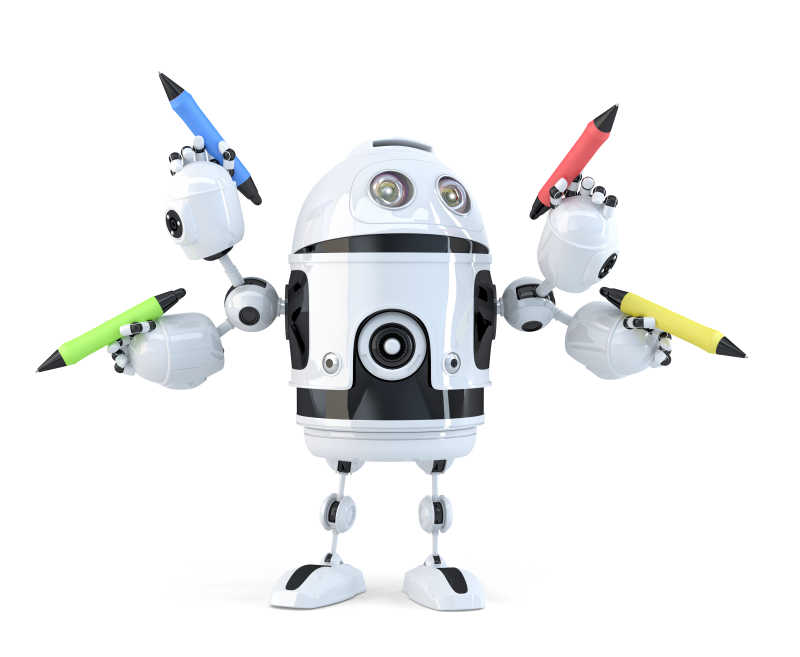 四个手的机器人