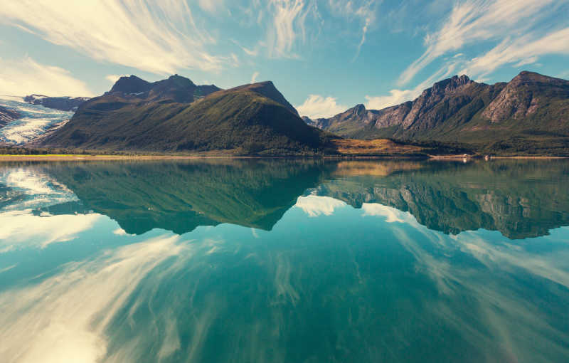 挪威的山水风景
