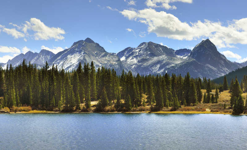 美国科罗拉多州的山