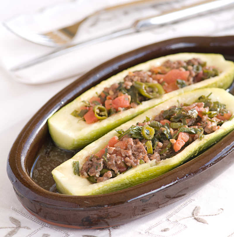 美食的土耳其酿南瓜