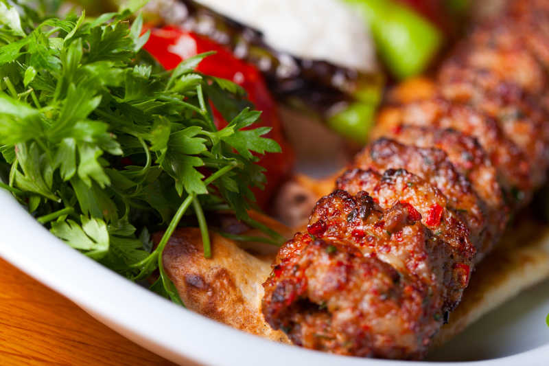 美味好吃的烤肉串