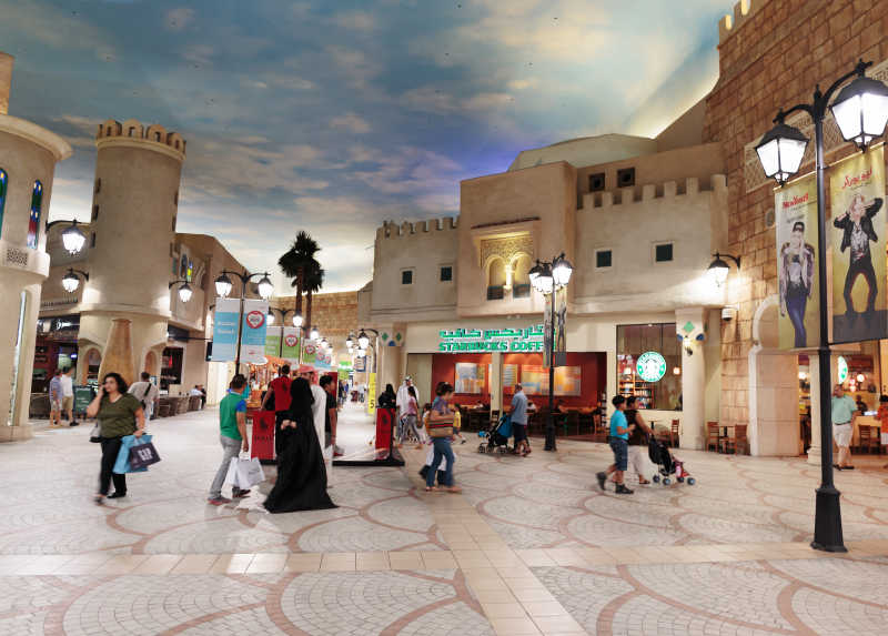 迪拜不同门市装修风格展示