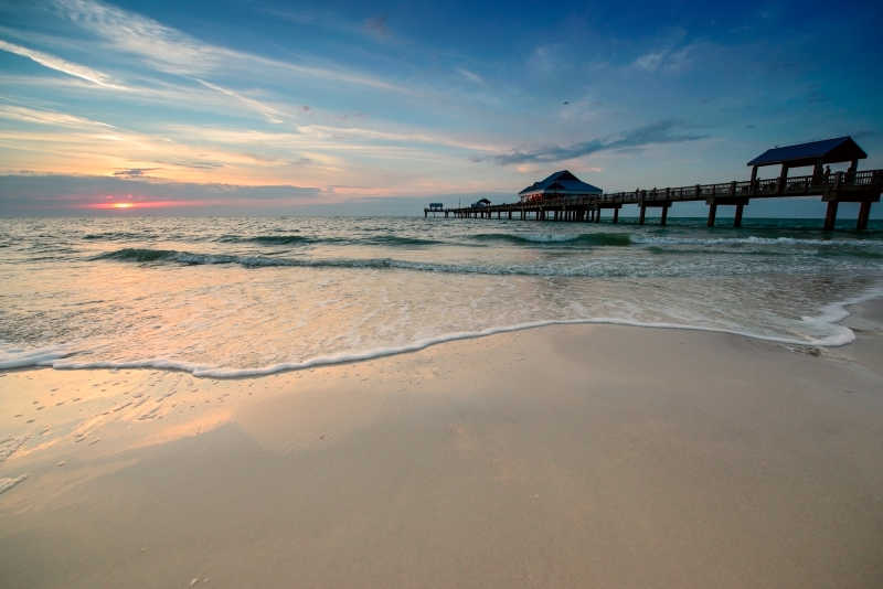 克利尔沃特海滩风景