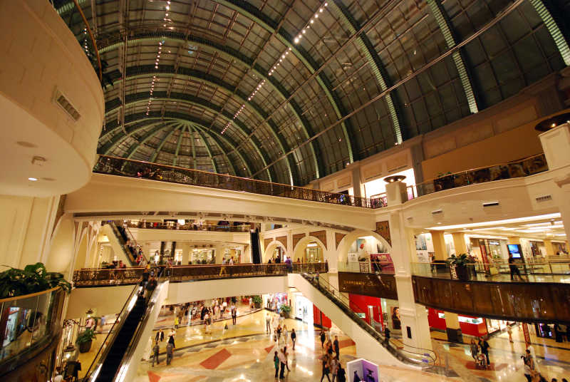 迪拜超豪华购物中心室内