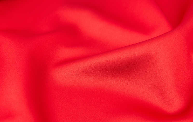 红色绸缎特写