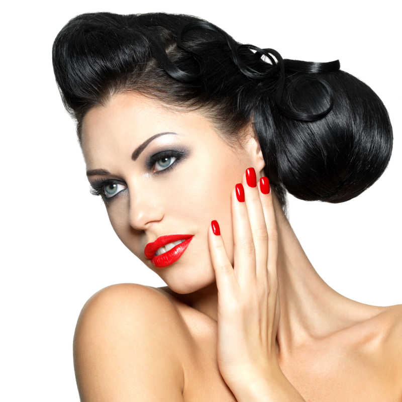 美丽的时尚女人