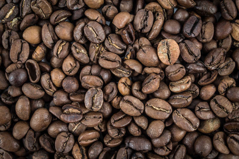 咖啡豆的背景