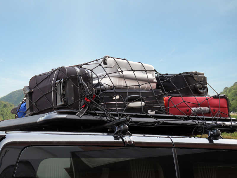 车顶行李箱安全隐患图片