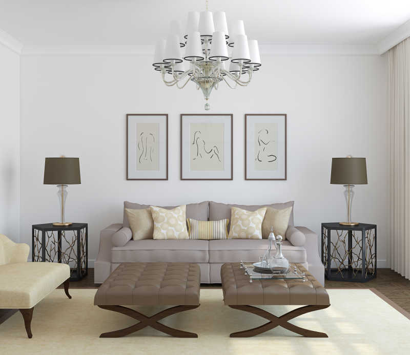 现代客厅室内设计效果