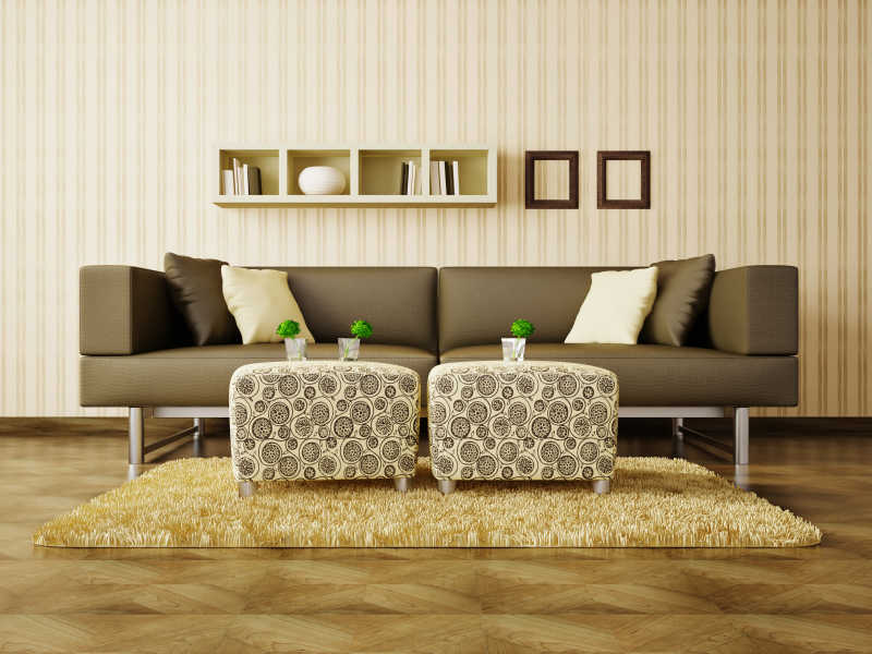 现代米黄家具室内设计
