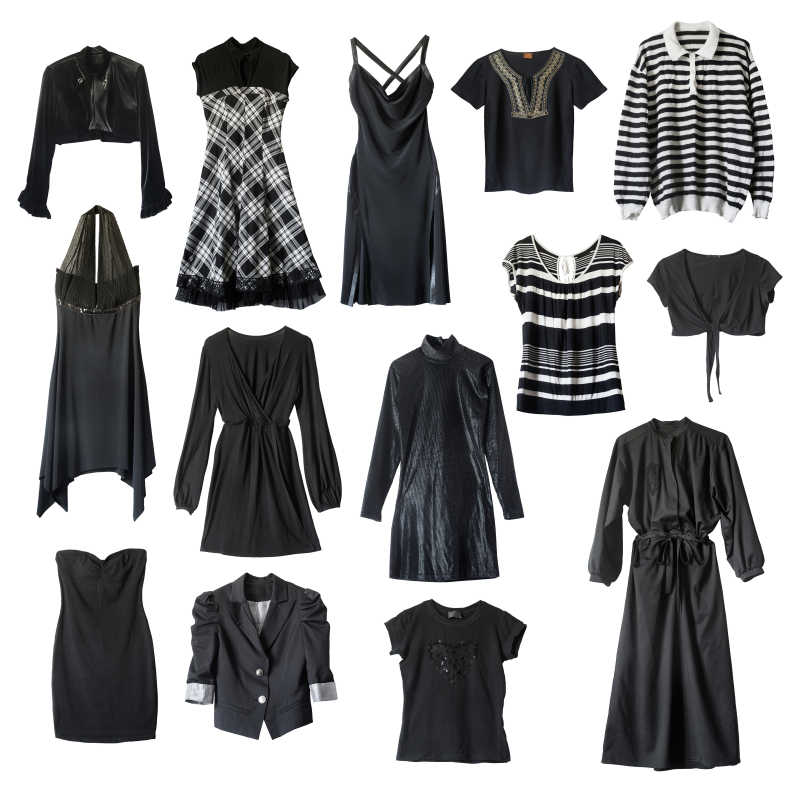 女士黑色服装