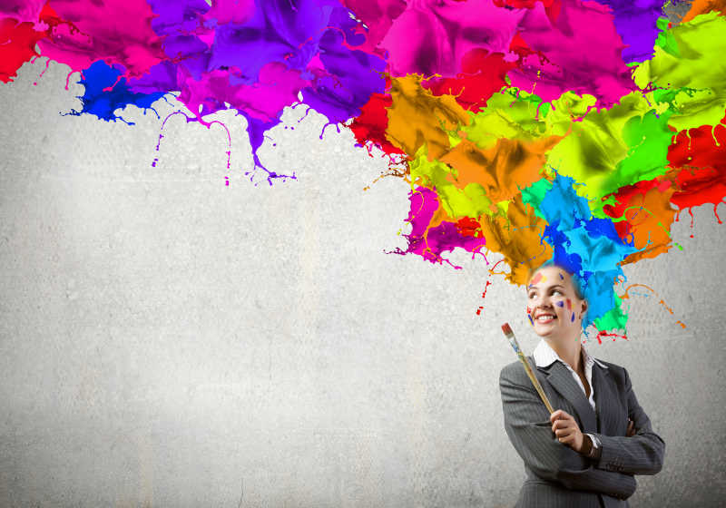 商人迸发的五彩灵感