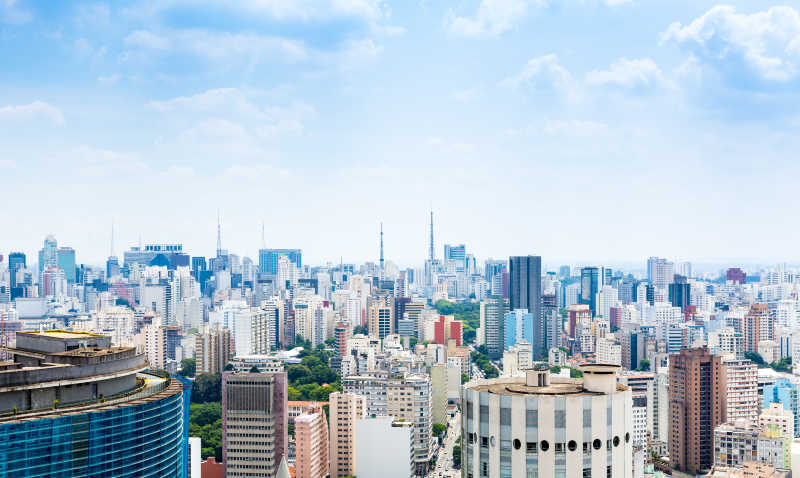 巴西圣保罗城市建筑景象