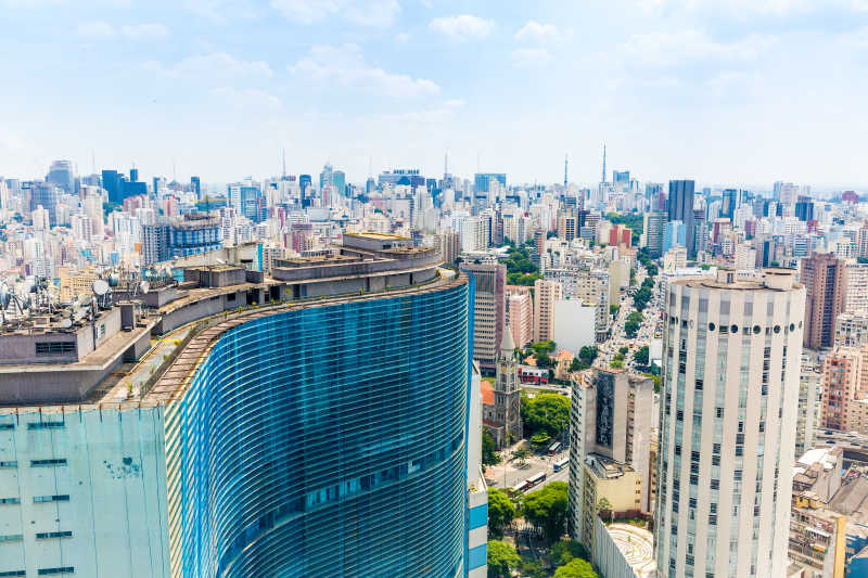 南美洲圣保罗市巴西城市建筑