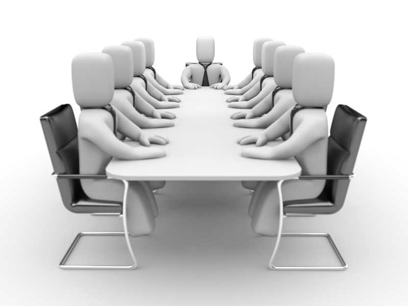 商业开会的人群