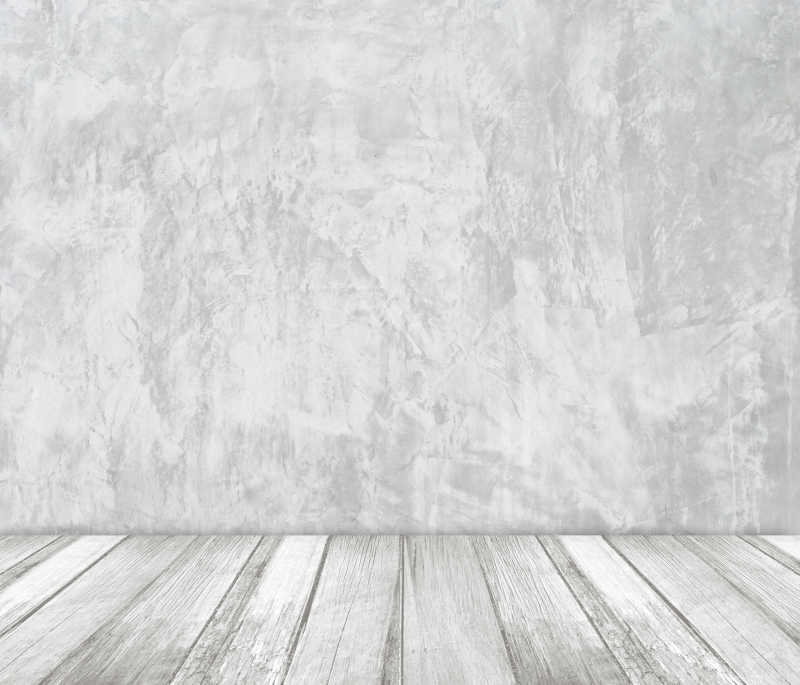 涂抹并不均匀的白色墙壁