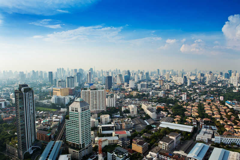 泰国曼谷俯视图