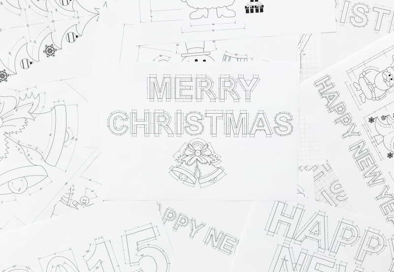 圣诞节蓝图
