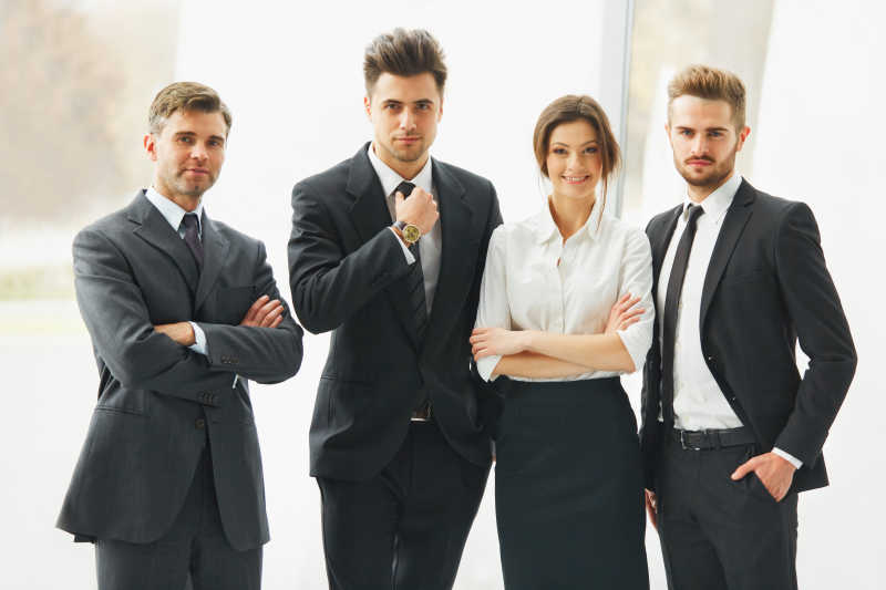 成功自信的商务精英