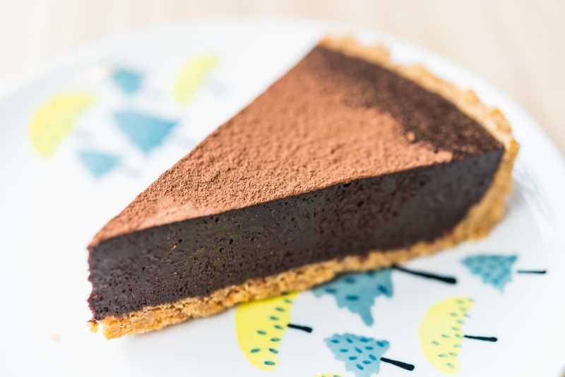 美味的巧克力蛋糕