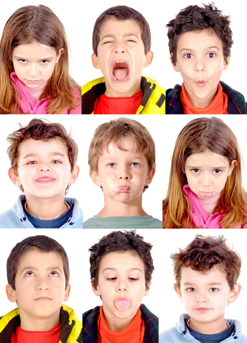 小孩脸表情包图片