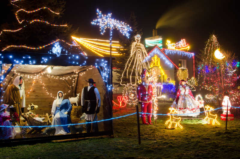 美丽的圣诞节日氛围