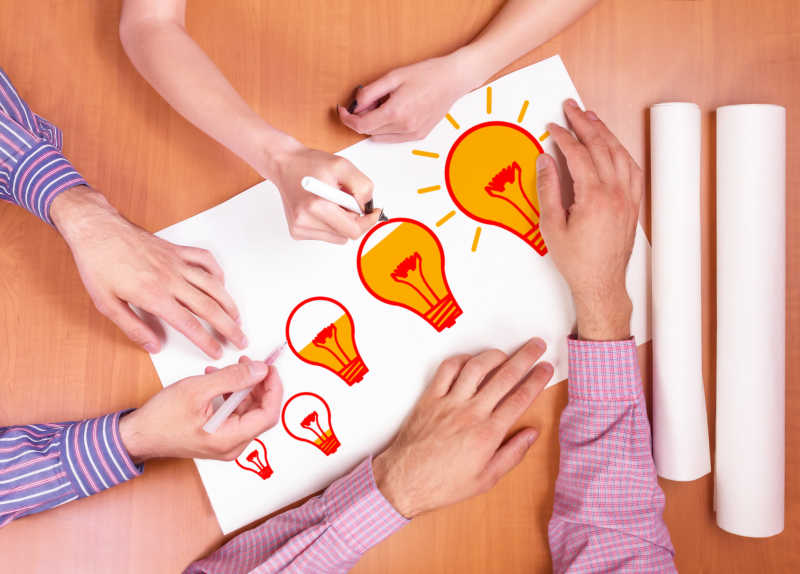 在团队中创造新想法的概念