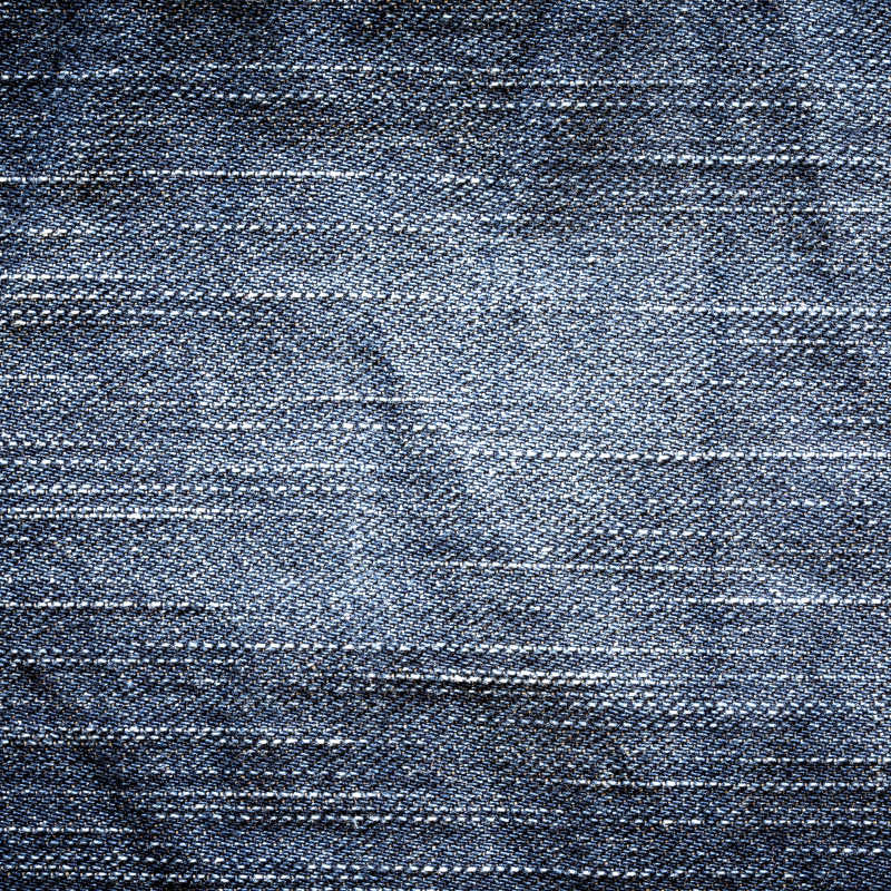 蓝色牛仔裤的条纹纹理