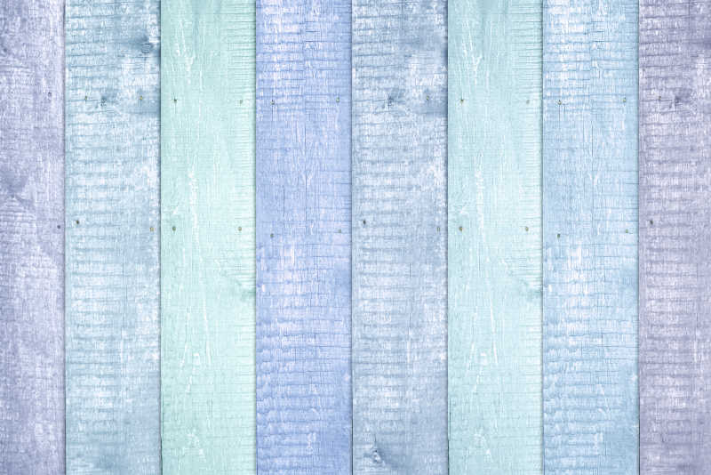 蓝色薄荷色紫色的木质背景