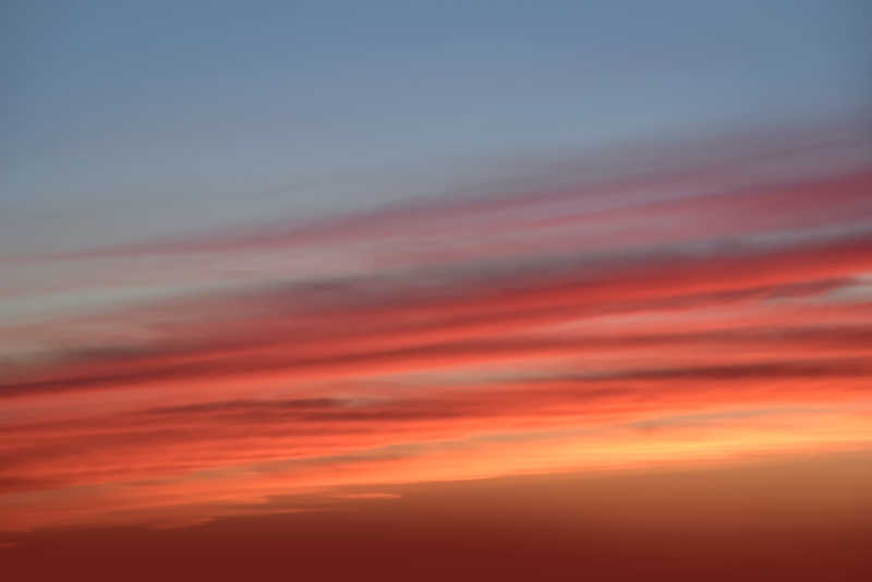 天空中的日出