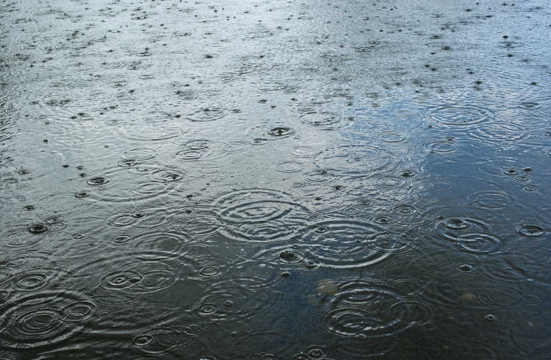 雨滴落在地上的图片图片