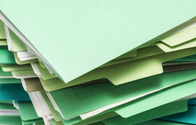 一大堆商业文件夹