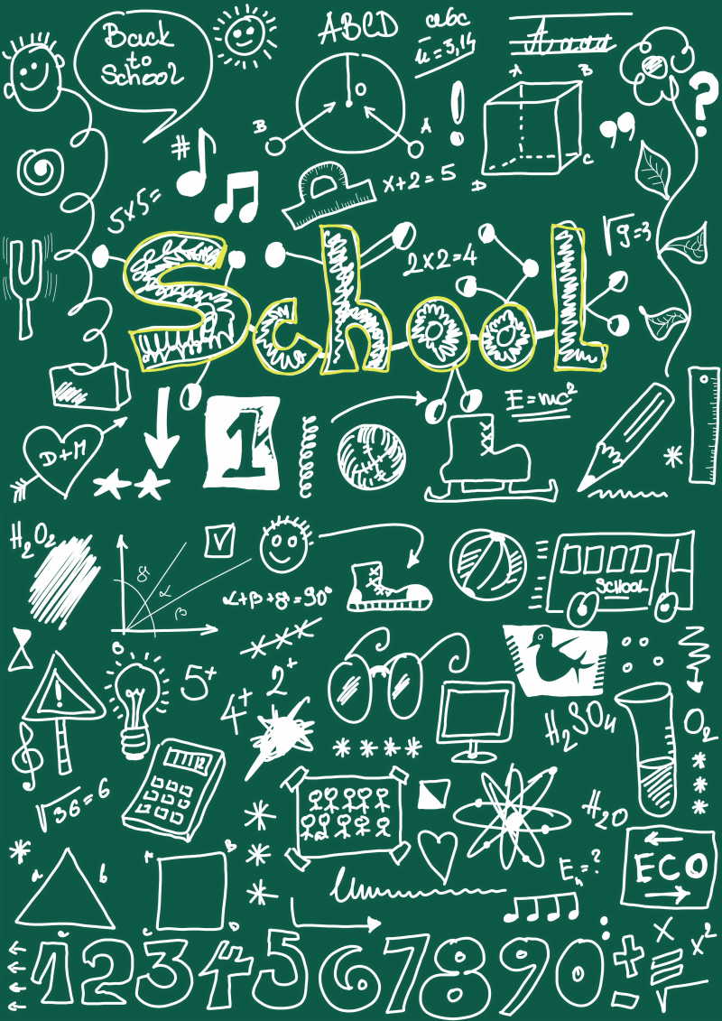 学校涂鸦