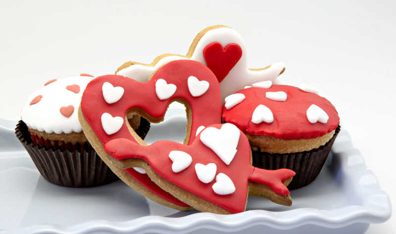 漂亮的纸杯蛋糕