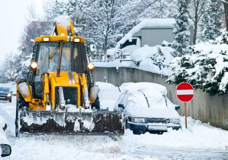 市区道路积雪铲雪机