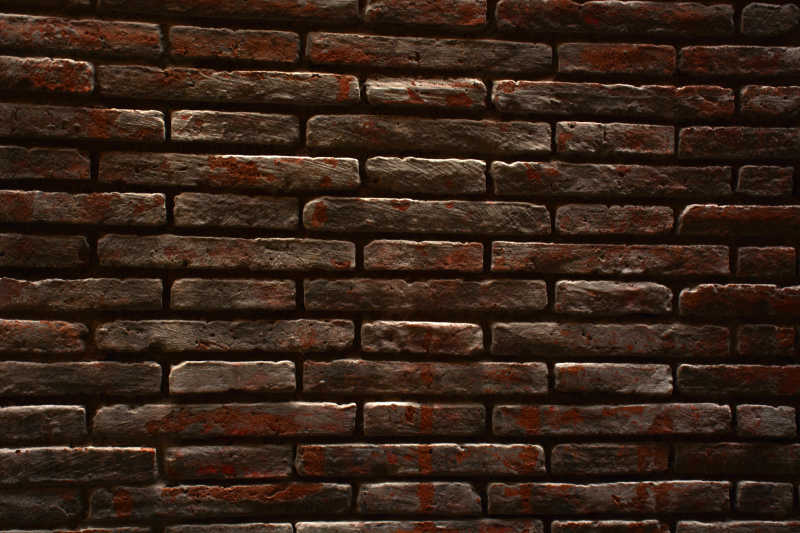 复古暗色砖墙纹理背景