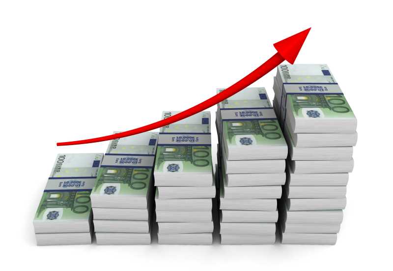 货币储存上升图