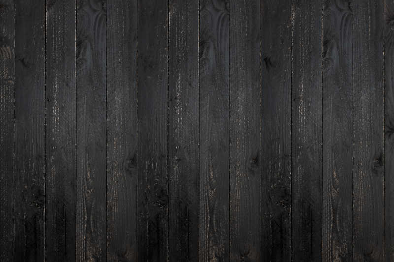 黑色的木材背景