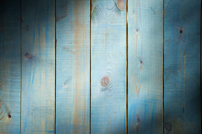 蓝色木板背景