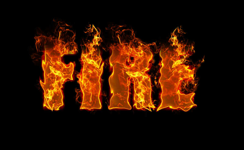 燃烧的字母