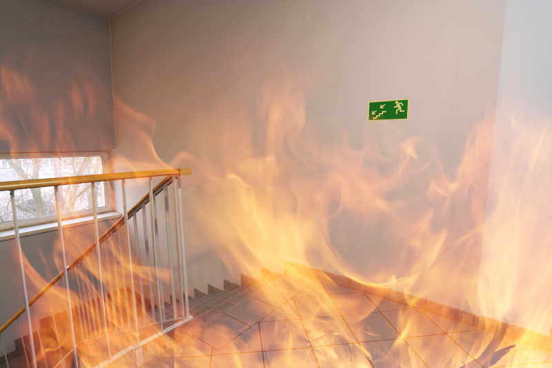 火灾发生时的逃生通道