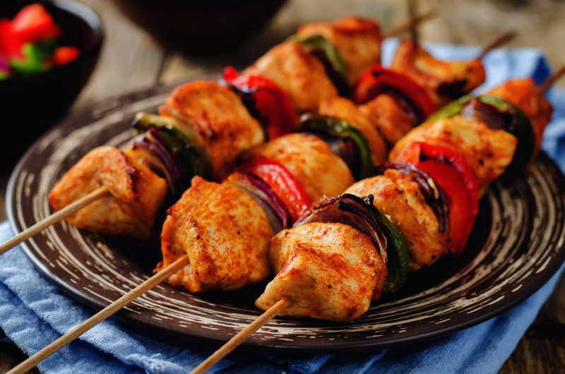烤鸡肉串