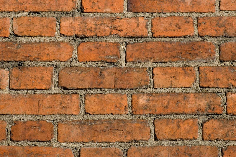 橘黄砖墙背景