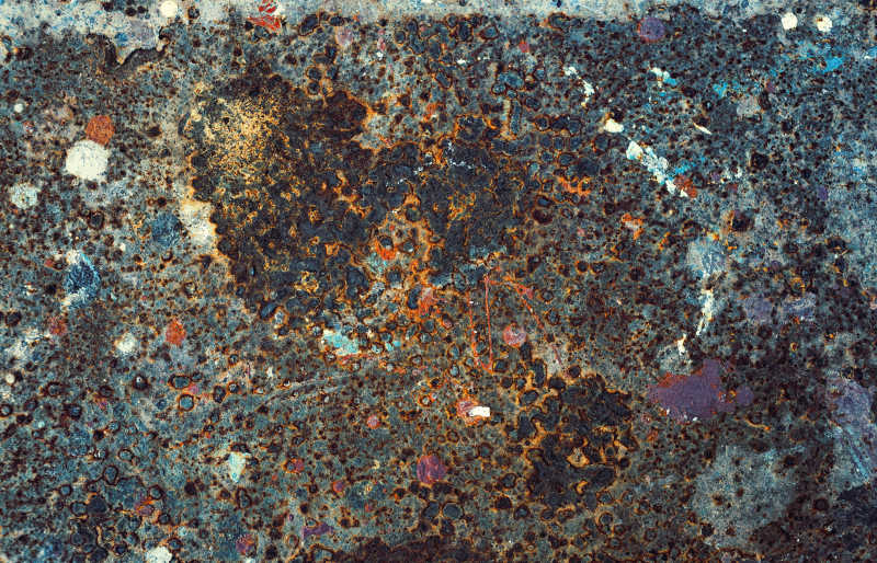 生锈腐蚀的金属背景