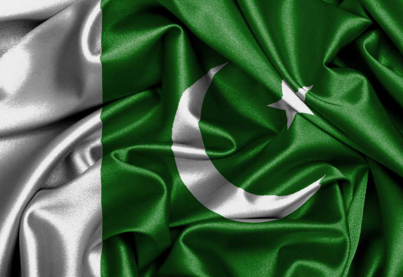 巴基斯坦国旗缎面旗帜