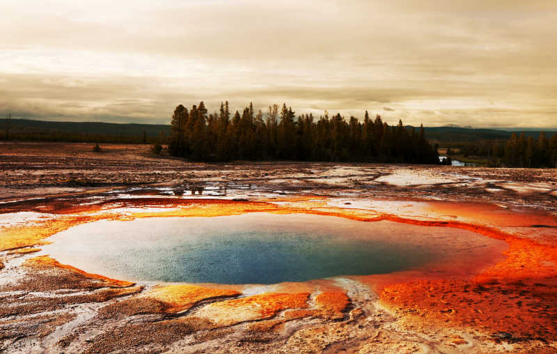 美丽的黄石公园